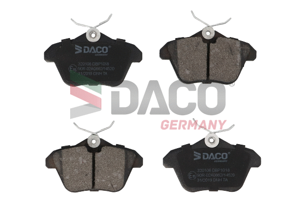 Brake Pad Set, disc brake (320106)