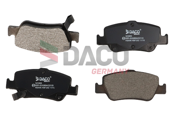 Brake Pad Set, disc brake (323905)