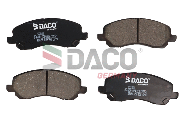 Brake Pad Set, disc brake (322501)