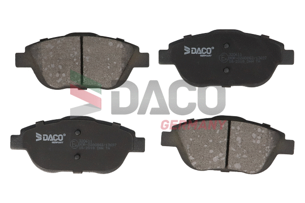 Brake Pad Set, disc brake (320611)