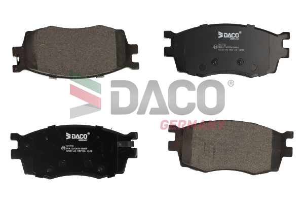 Brake Pad Set, disc brake (321732)