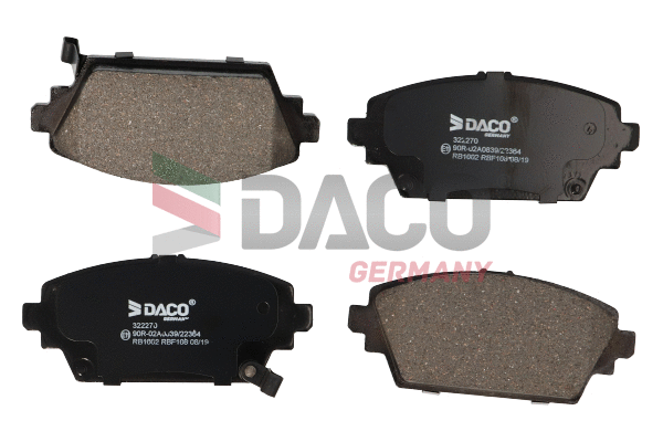 Brake Pad Set, disc brake (322270)