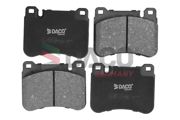 Brake Pad Set, disc brake (322318)