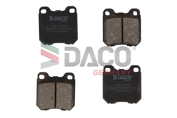 Brake Pad Set, disc brake (323604)