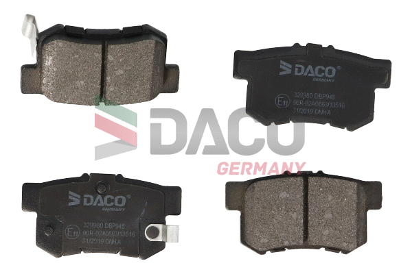Brake Pad Set, disc brake (329980)
