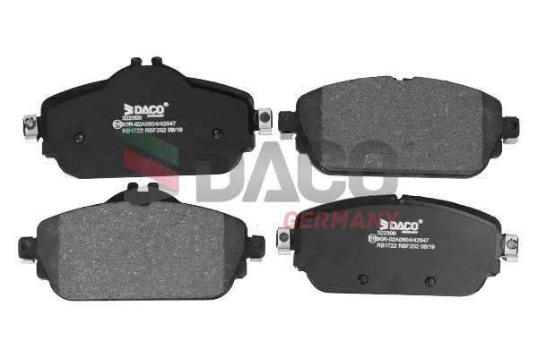 Brake Pad Set, disc brake (322308)