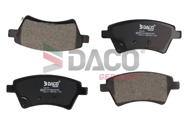 Brake Pad Set, disc brake (325230)