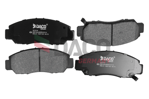 Brake Pad Set, disc brake (321214)