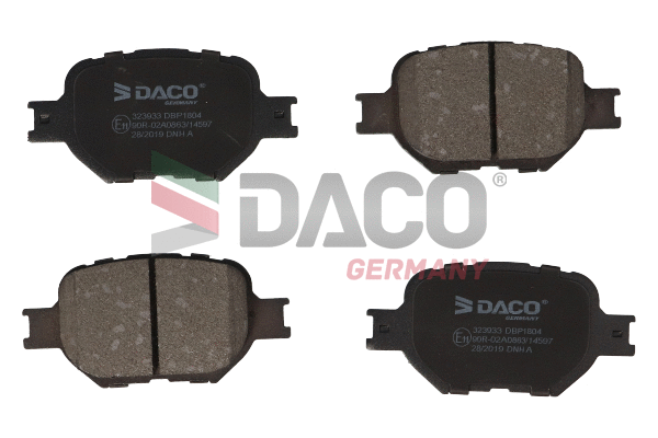 Brake Pad Set, disc brake (323933)
