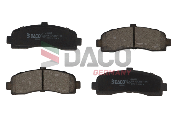 Brake Pad Set, disc brake (322239)