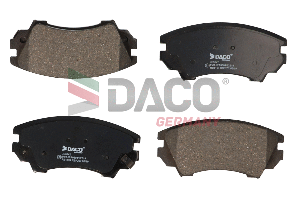 Brake Pad Set, disc brake (323642)