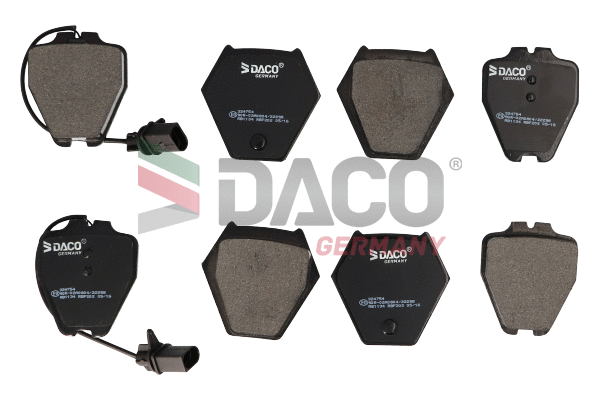 Brake Pad Set, disc brake (324754)