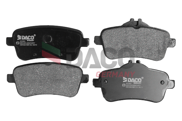Brake Pad Set, disc brake (322302)