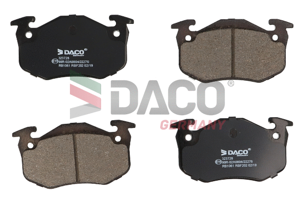 Brake Pad Set, disc brake (323728)