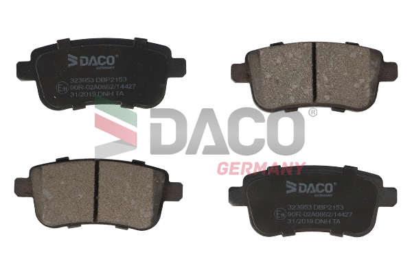 Brake Pad Set, disc brake (323953)