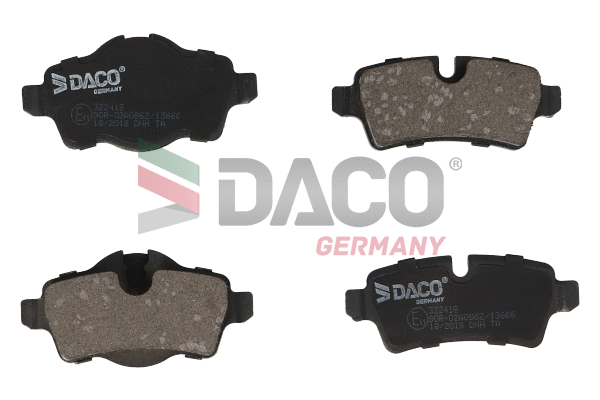 Brake Pad Set, disc brake (322418)