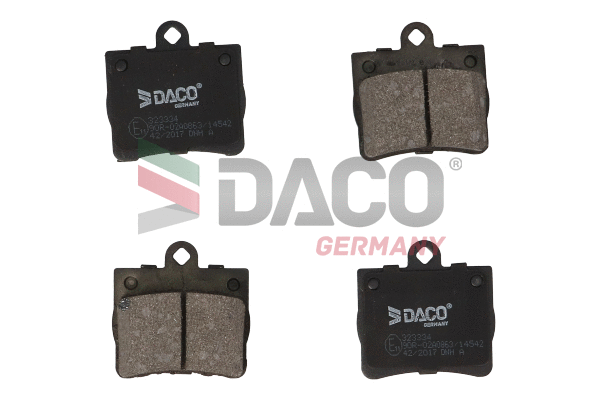 Brake Pad Set, disc brake (323334)