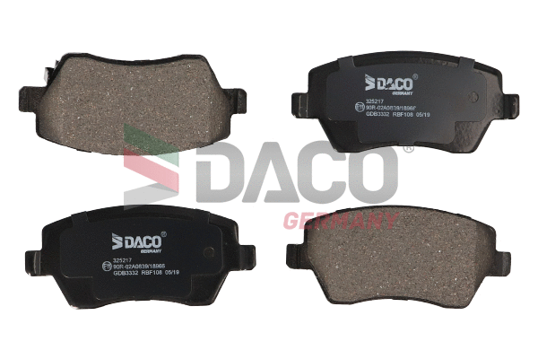 Brake Pad Set, disc brake (325217)