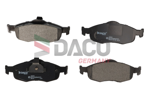Brake Pad Set, disc brake (322534)