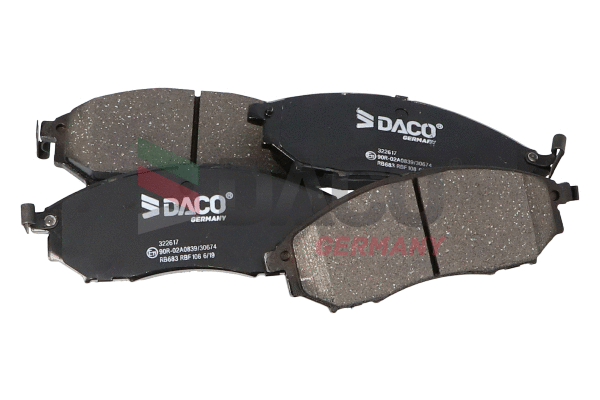 Brake Pad Set, disc brake (322617)