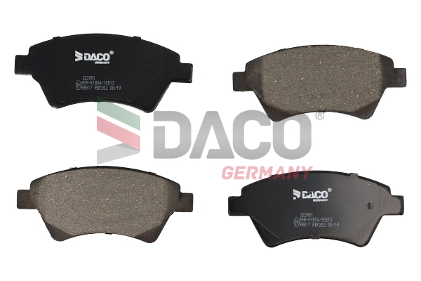 Brake Pad Set, disc brake (323951)