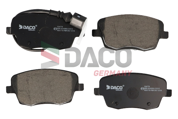 Brake Pad Set, disc brake (324779)