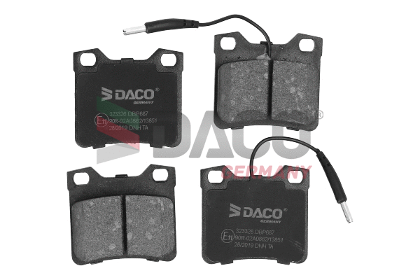 Brake Pad Set, disc brake (323326)