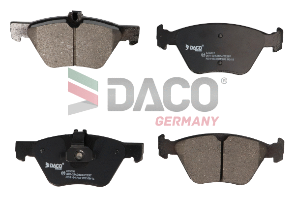 Brake Pad Set, disc brake (323331)