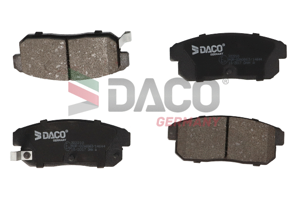 Brake Pad Set, disc brake (322210)