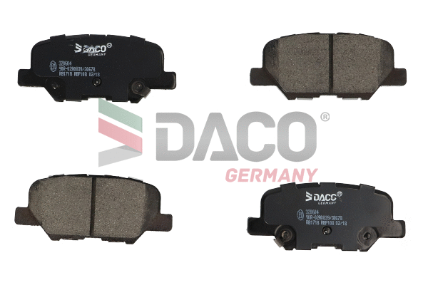 Brake Pad Set, disc brake (320604)