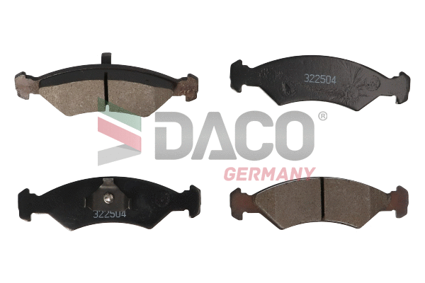 Brake Pad Set, disc brake (322504)
