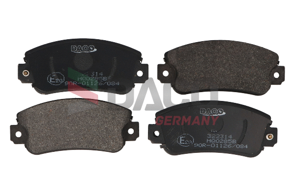 Brake Pad Set, disc brake (322314)