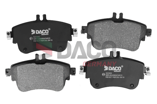 Brake Pad Set, disc brake (322303)