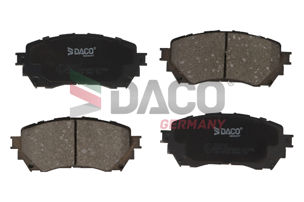 Brake Pad Set, disc brake (322247)