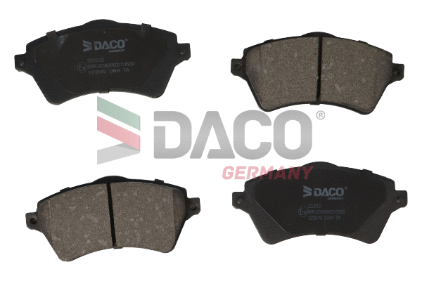 Brake Pad Set, disc brake (322012)