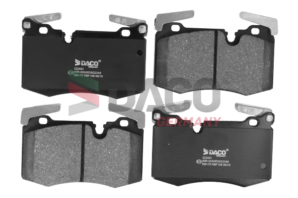 Brake Pad Set, disc brake (322401)