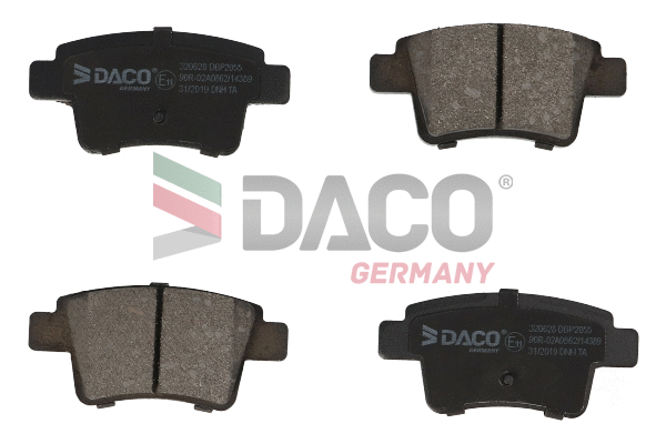 Brake Pad Set, disc brake (320628)