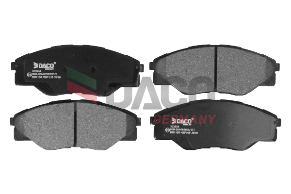 Brake Pad Set, disc brake (323934)