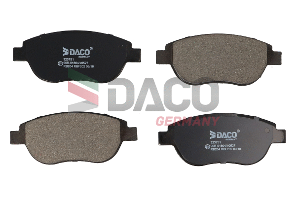 Brake Pad Set, disc brake (323751)