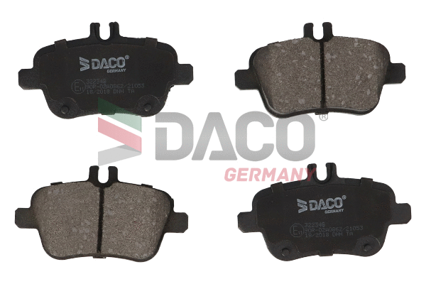 Brake Pad Set, disc brake (322348)