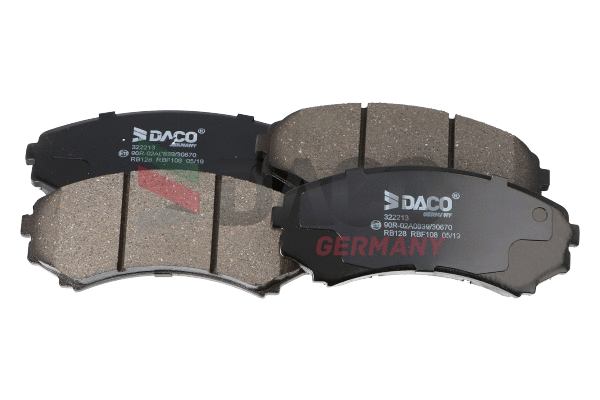 Brake Pad Set, disc brake (322213)