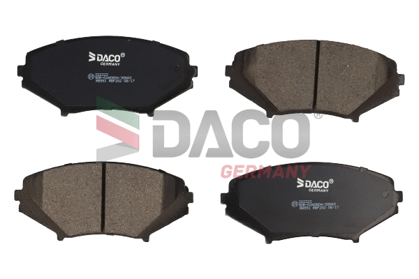 Brake Pad Set, disc brake (322223)