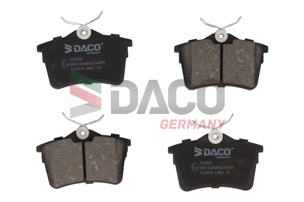 Brake Pad Set, disc brake (322802)