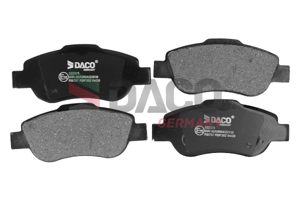 Brake Pad Set, disc brake (322375)