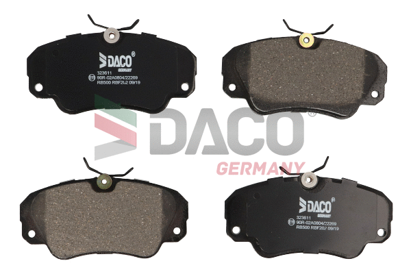 Brake Pad Set, disc brake (323611)