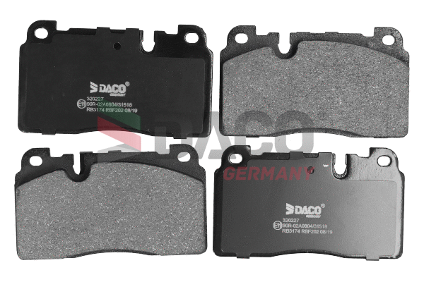 Brake Pad Set, disc brake (320227)