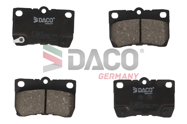 Brake Pad Set, disc brake (322015)