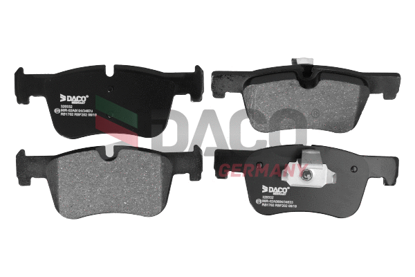 Brake Pad Set, disc brake (320332)
