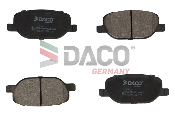 Brake Pad Set, disc brake (321025)