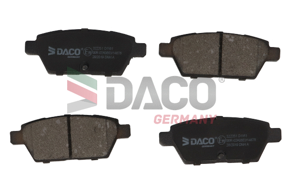 Brake Pad Set, disc brake (322251)